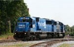 NS 5406 leads two other SD50's westbound